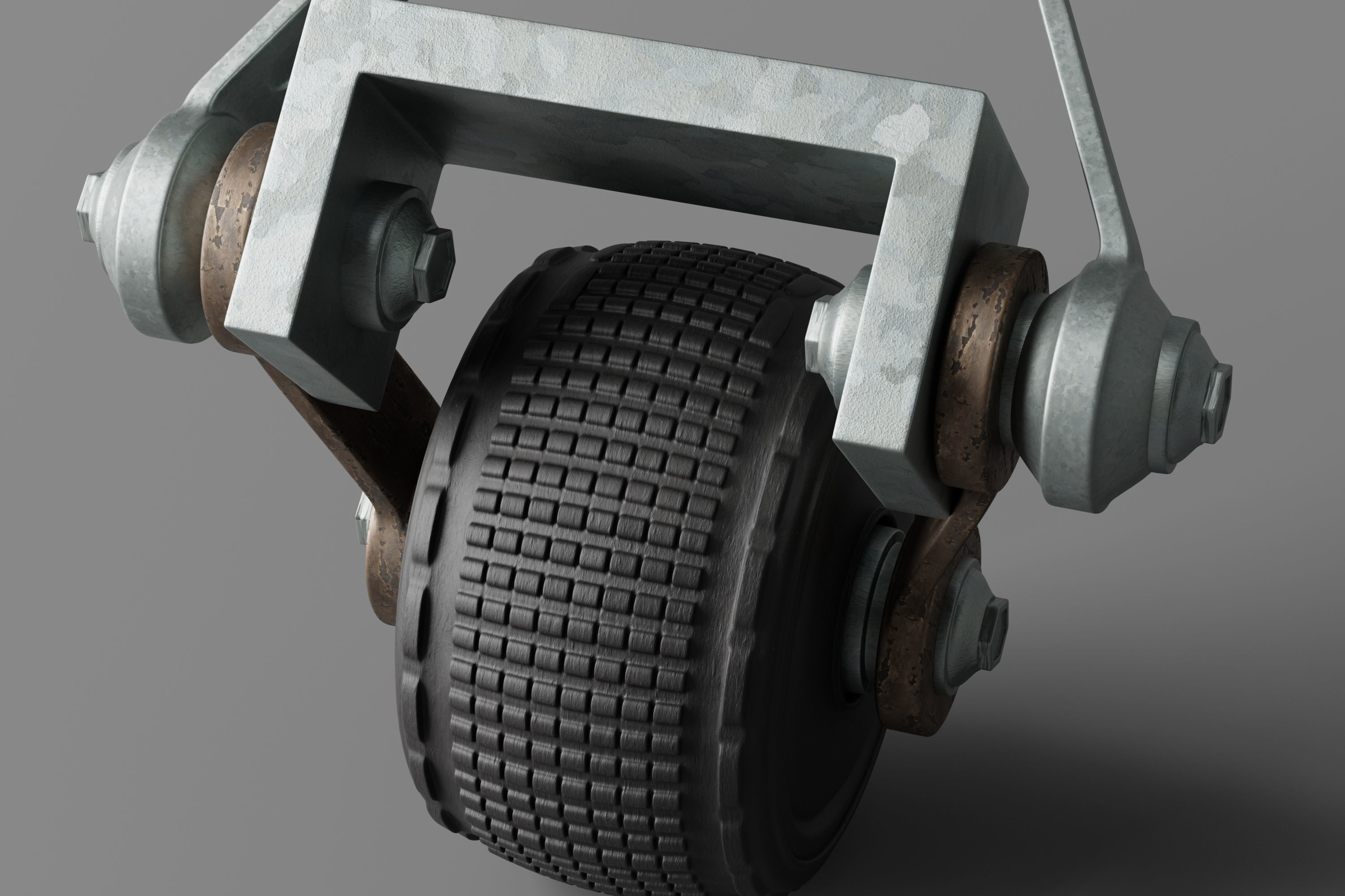 Robot V26 Low-poly 3D model_7