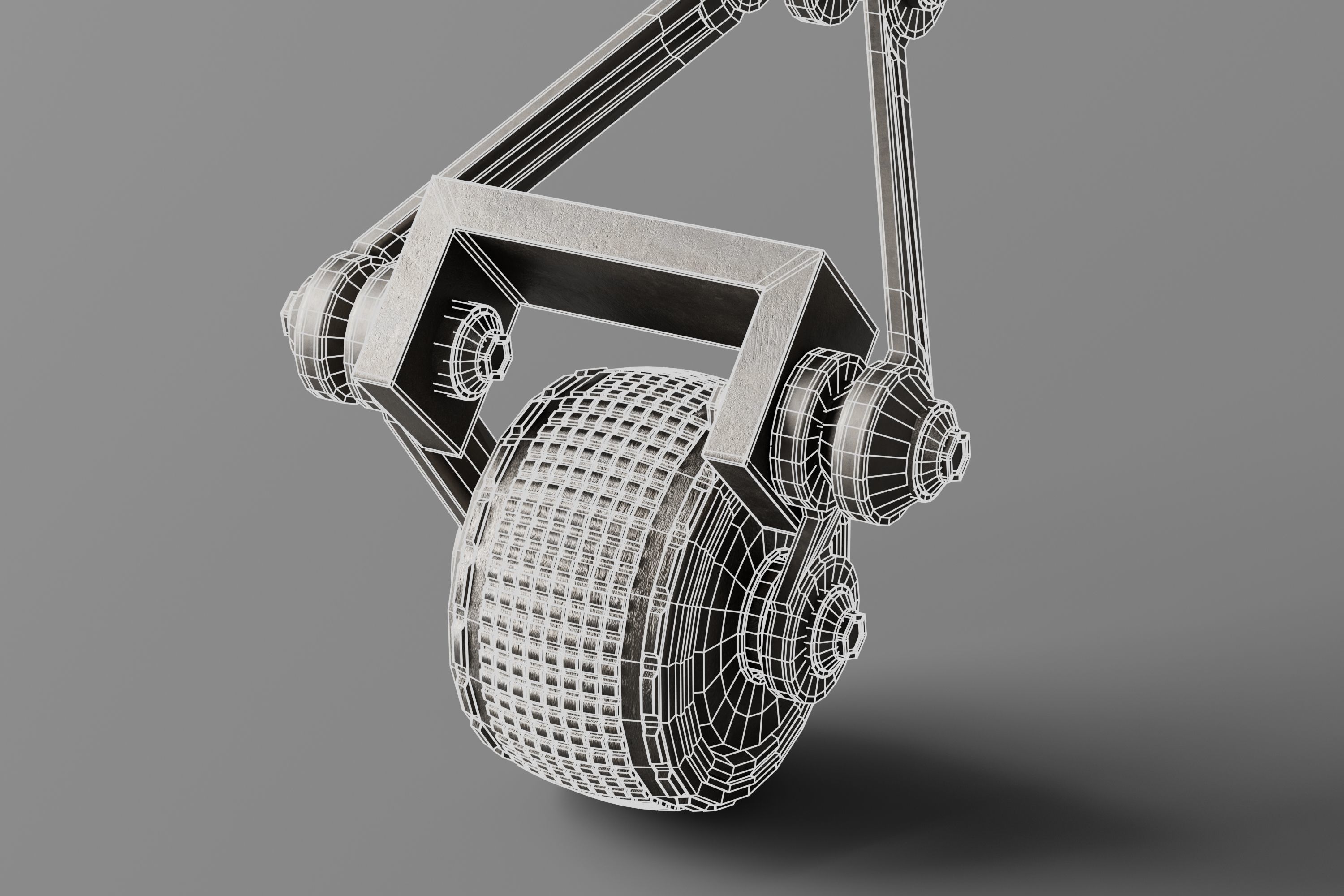 Robot V26 Low-poly 3D model_12