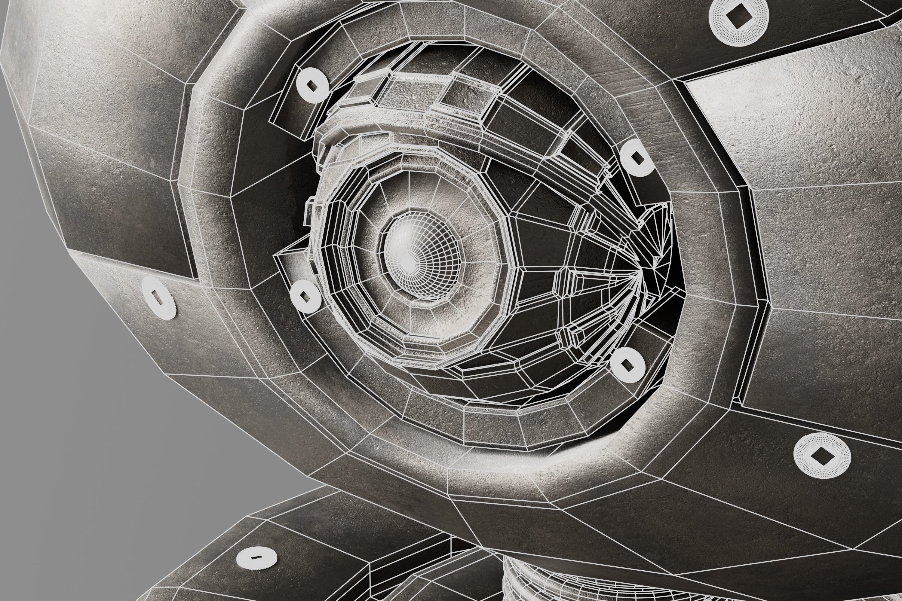 Robot V26 Low-poly 3D model_14