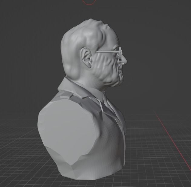 Umberto Eco 3D print model_12