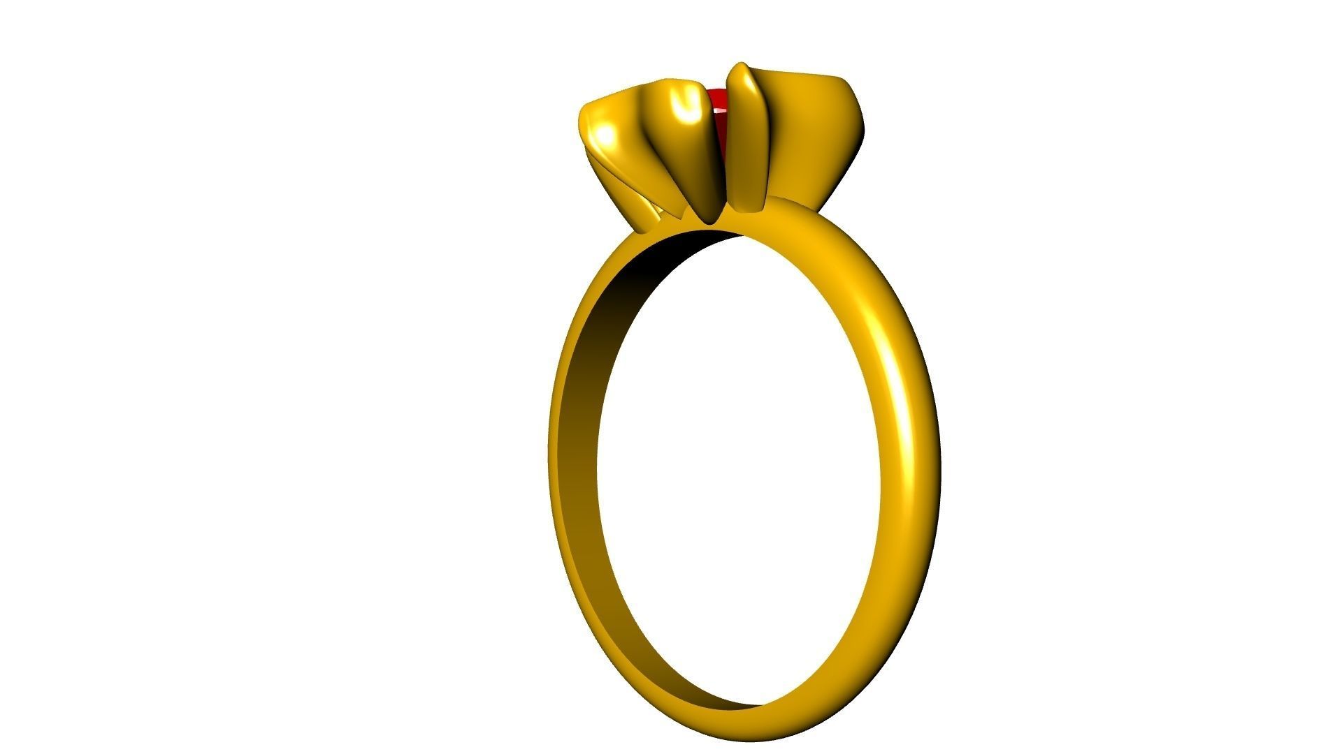 flower petal ring stl verified 3D print model_6