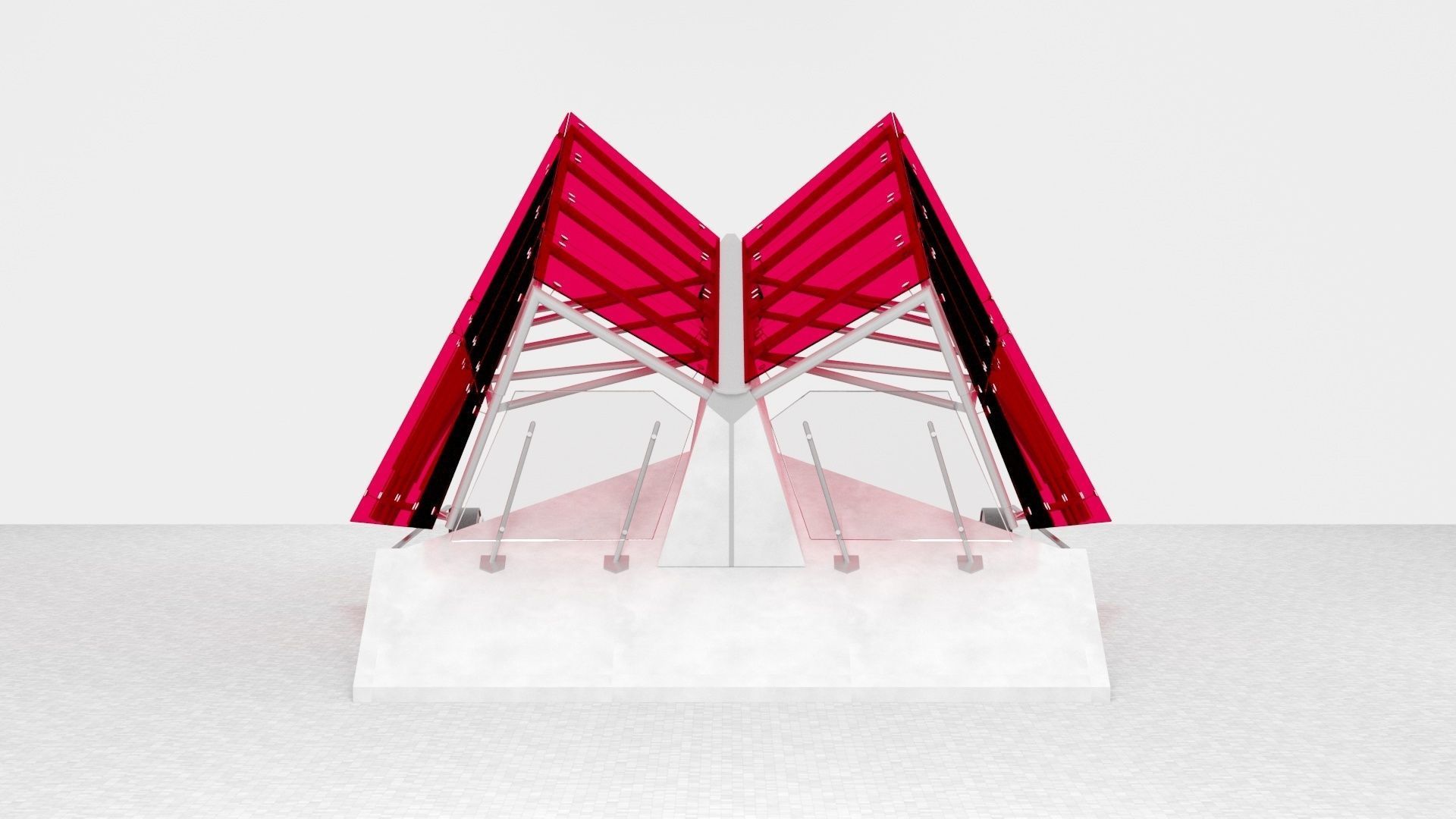 Subway Entarnce 3D model_11