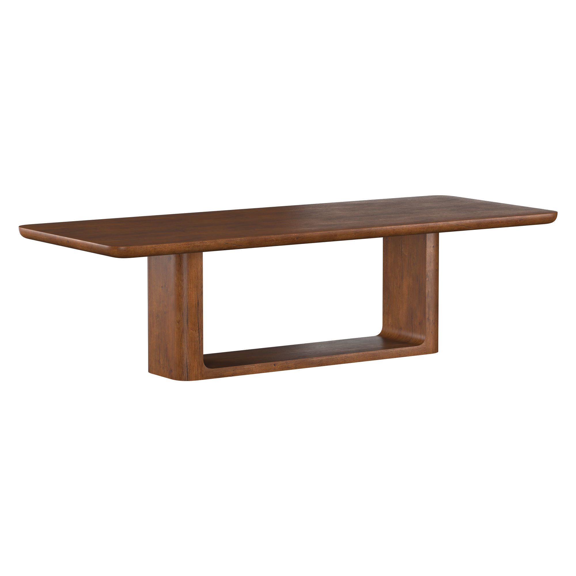 OSLO OPEN RECTANGULAR DINING TABLE 3D model_3