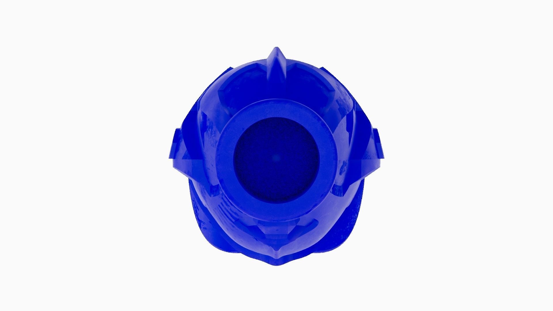 Lego robot head Low-poly 3D model_1