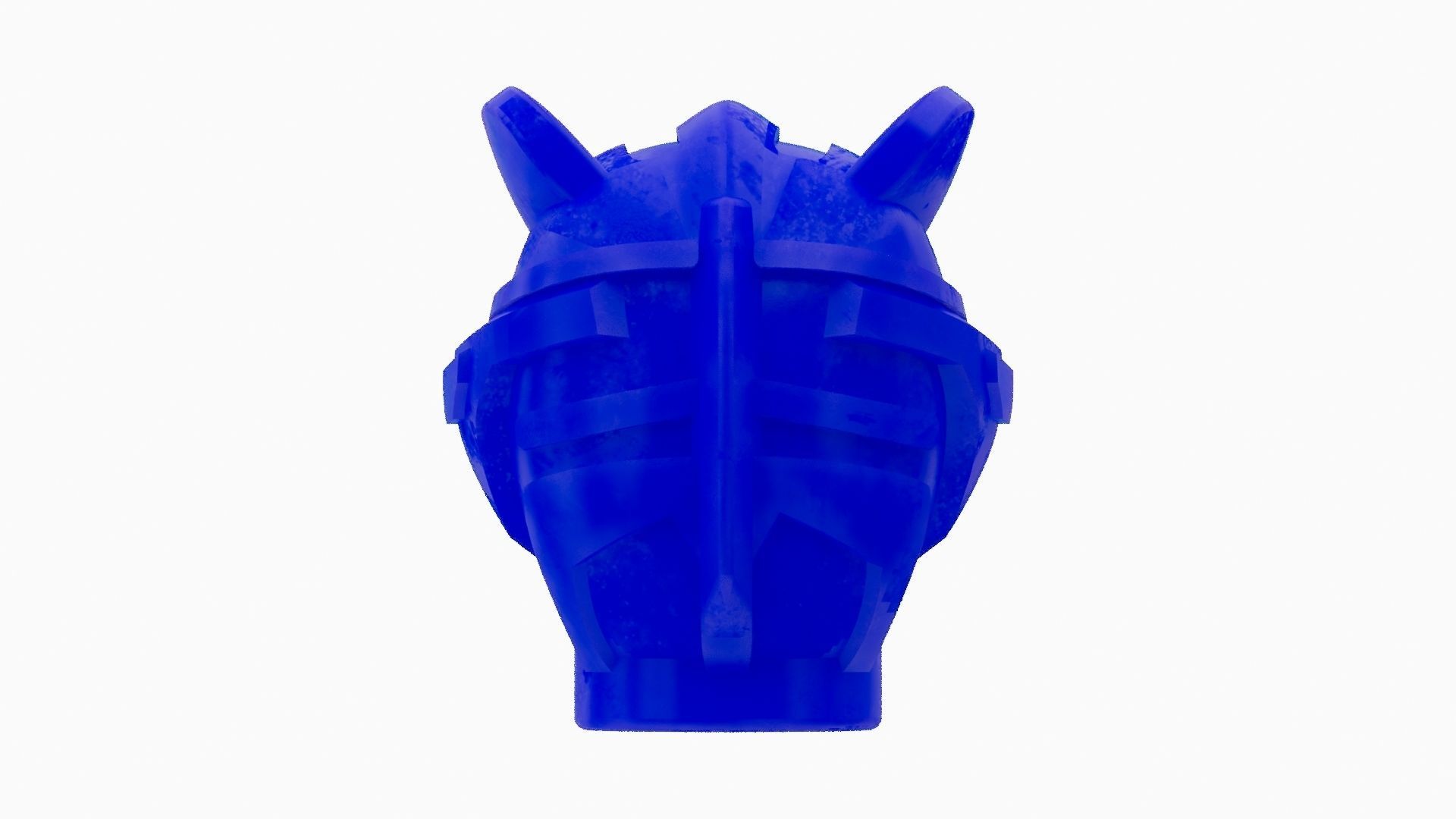 Lego robot head Low-poly 3D model_5