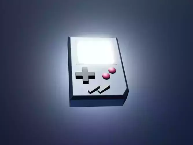 blender game console 3D model