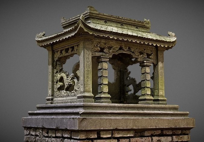 Chinese Funeral Pagodon 3D model