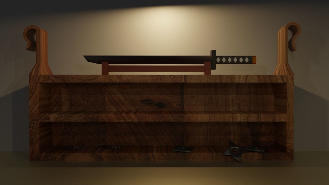 ninja end the material 3D model_1