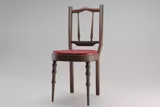 Chair wooden with seat