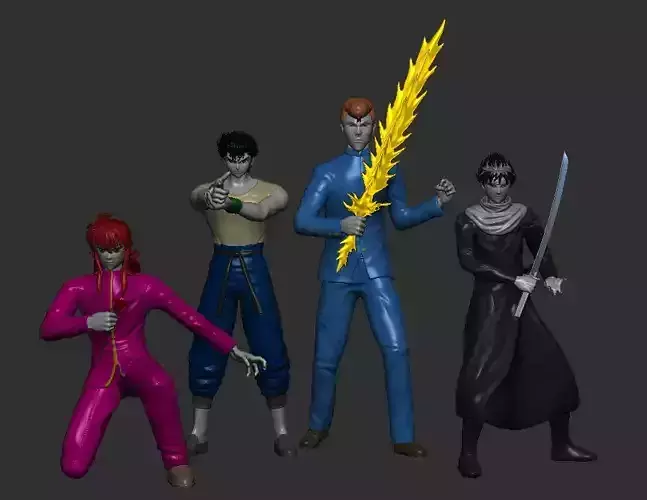 YuYu Hakusho complete main characters