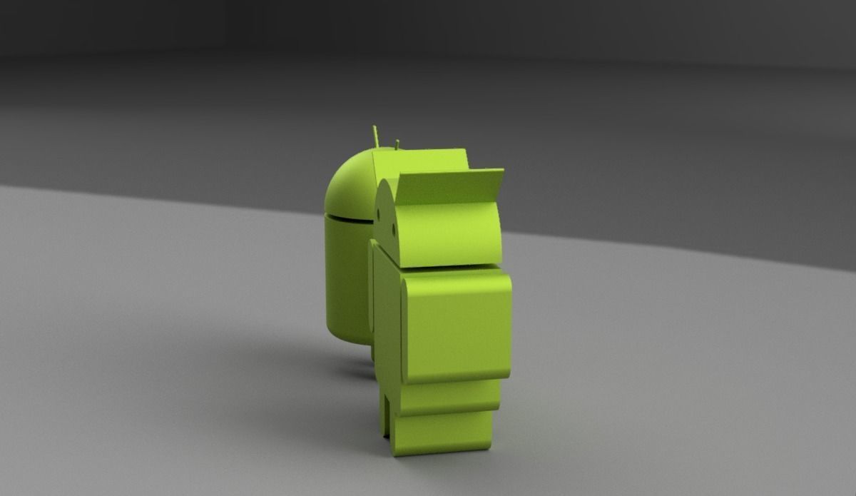 Andriod logo 3D model_3