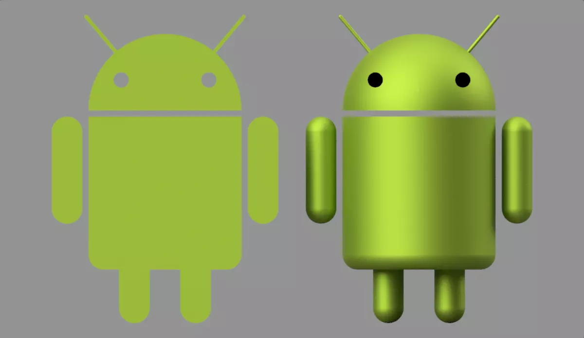 Andriod logo 3D model_0