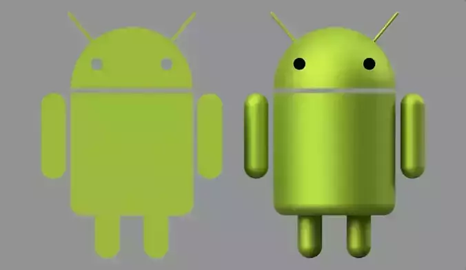 Andriod logo 3D model