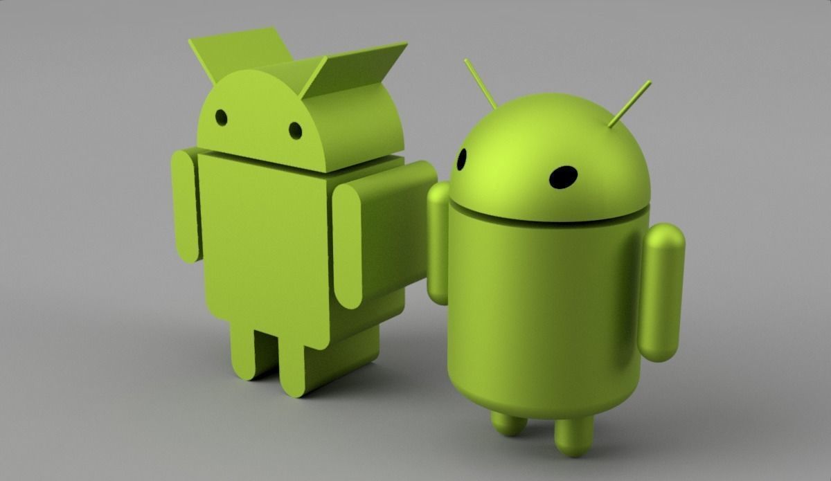 Andriod logo 3D model_1