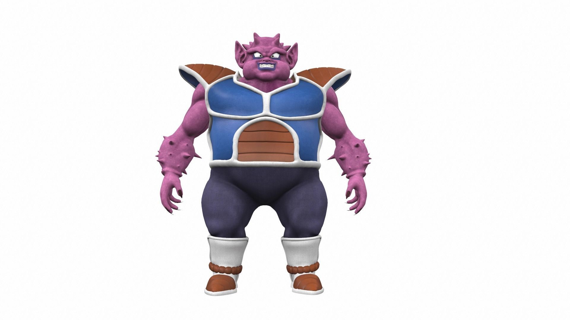 Dodoria from Dragon Ball 3D model_2