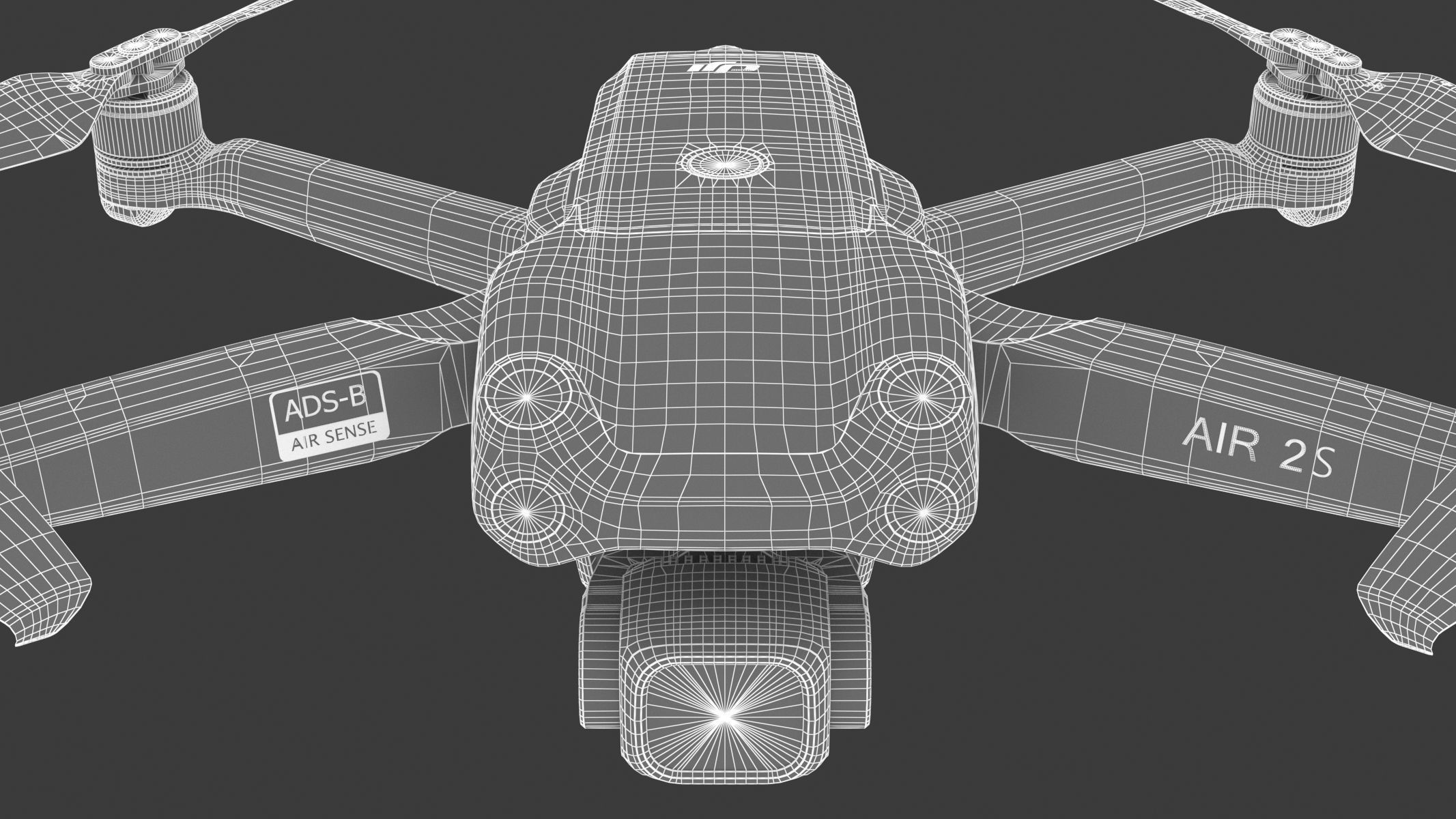 DJI Mavic Air 2S PBR Realistic 3D model_37