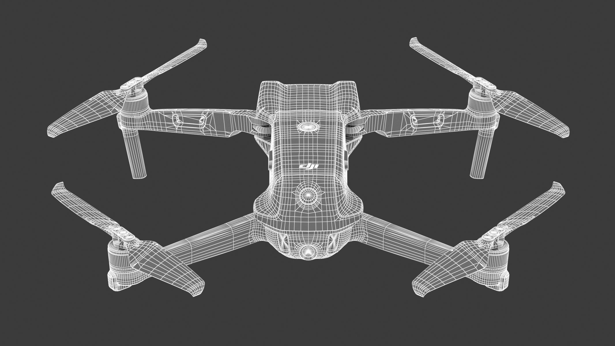 DJI Mavic Air 2S PBR Realistic 3D model_23