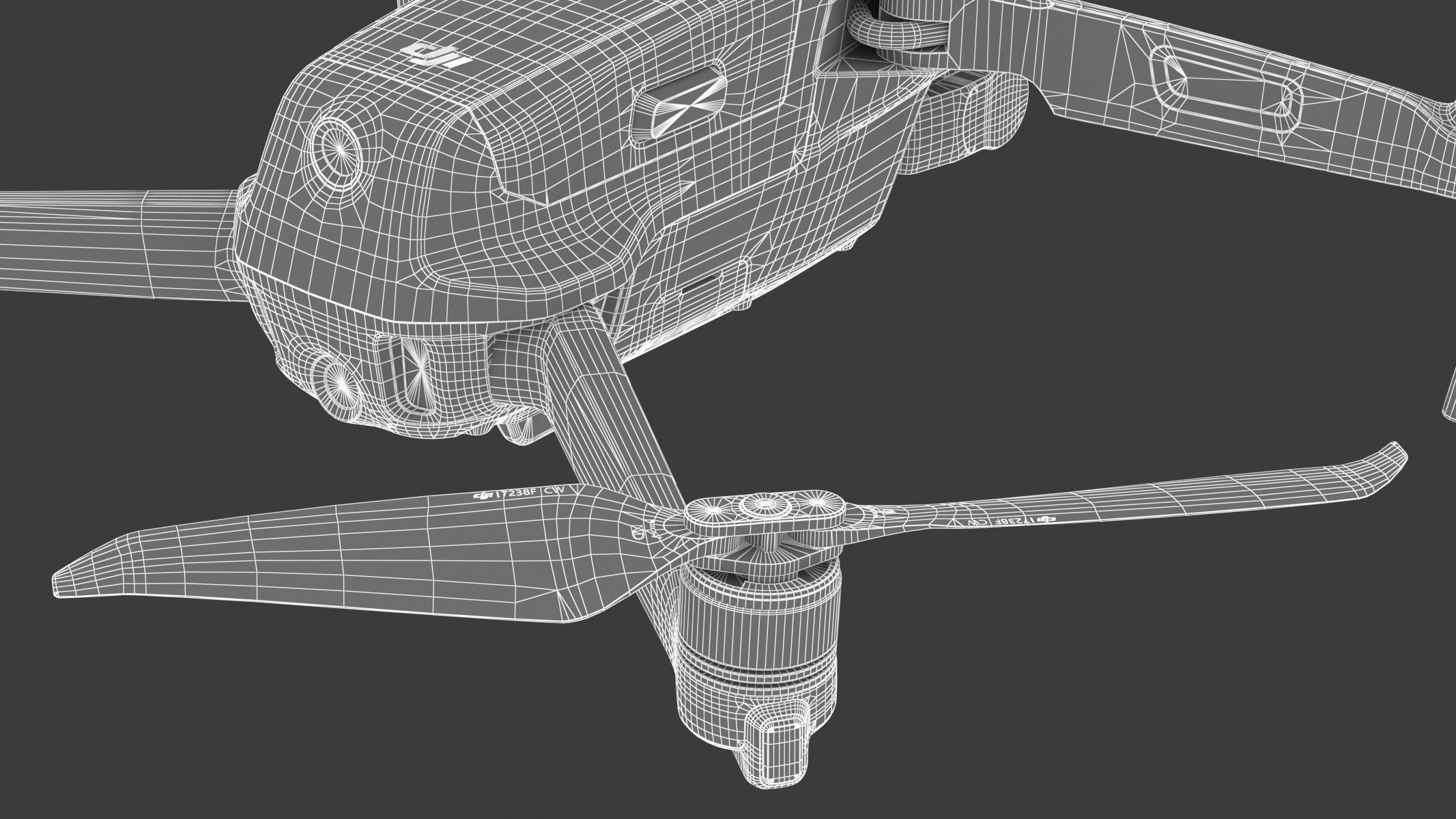 DJI Mavic Air 2S PBR Realistic 3D model_32