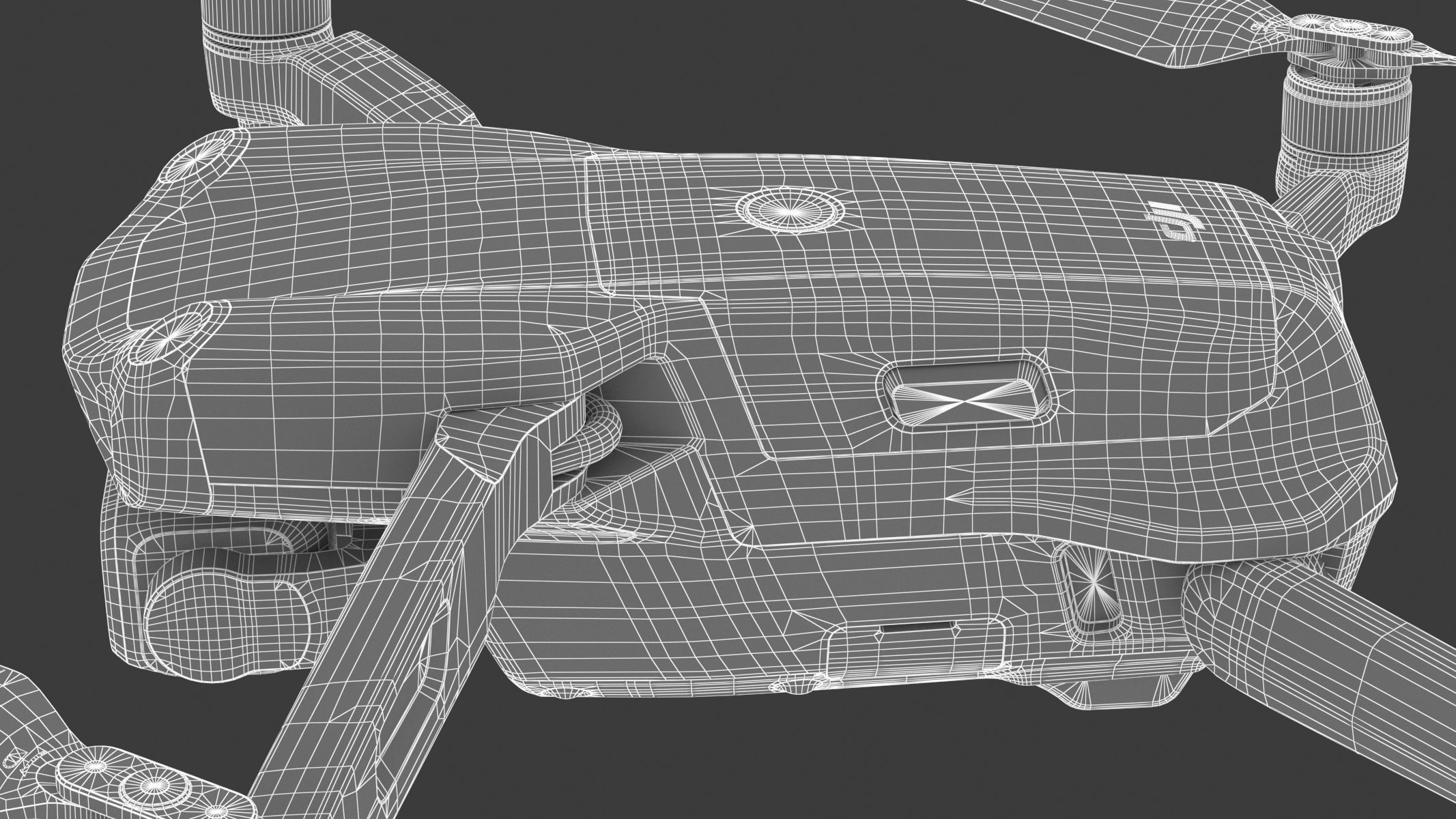 DJI Mavic Air 2S PBR Realistic 3D model_35