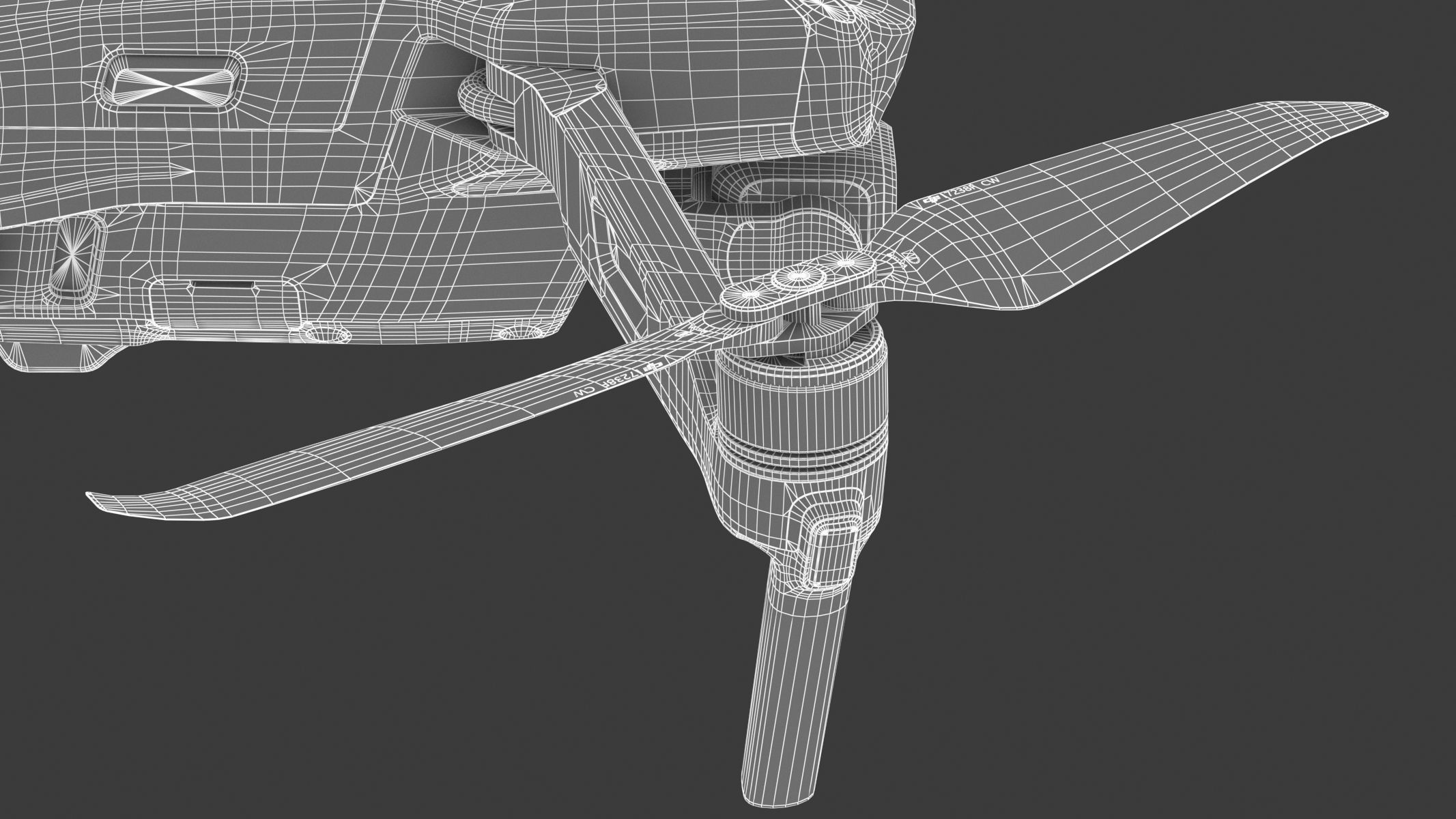 DJI Mavic Air 2S PBR Realistic 3D model_31