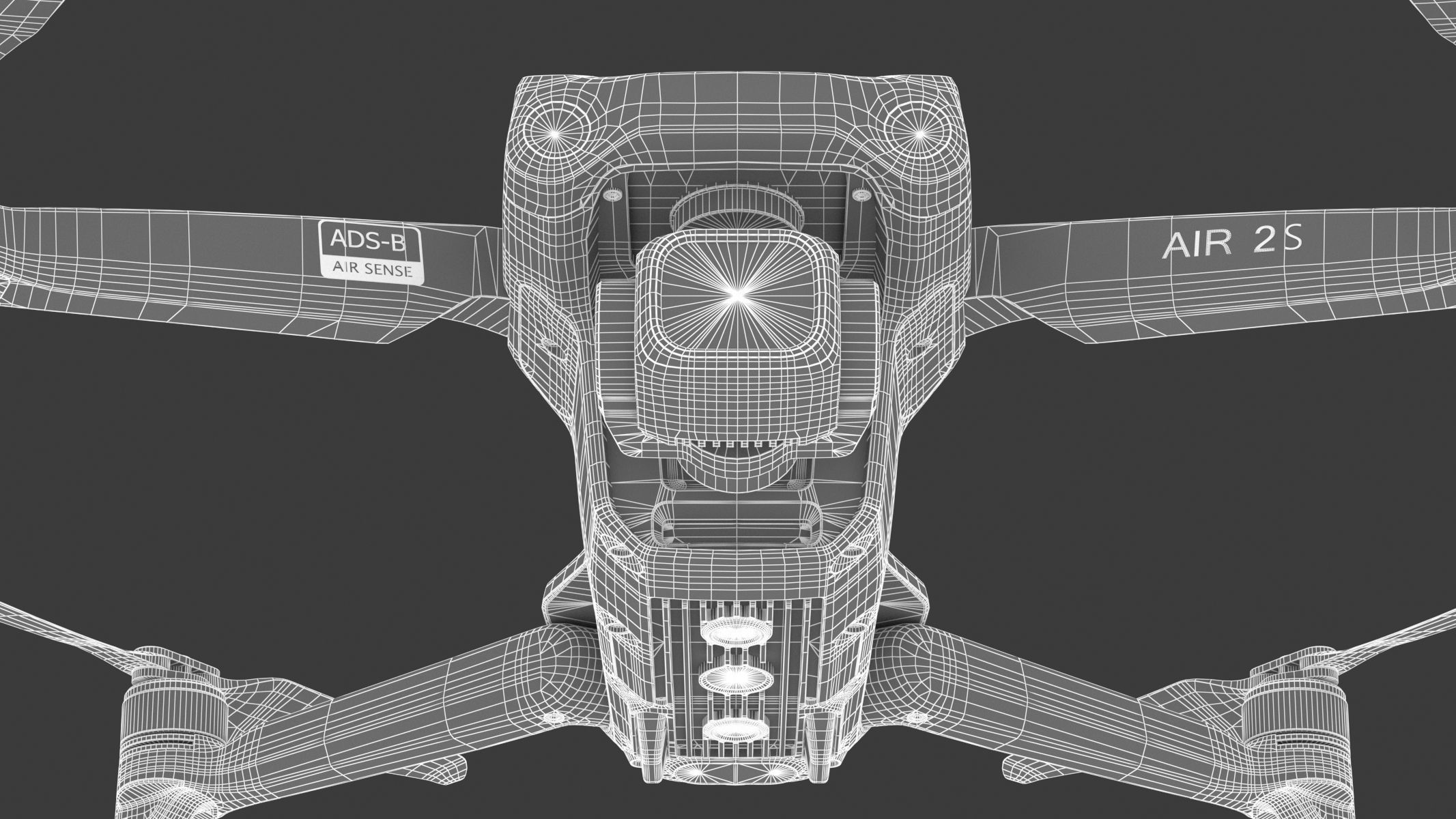DJI Mavic Air 2S PBR Realistic 3D model_39