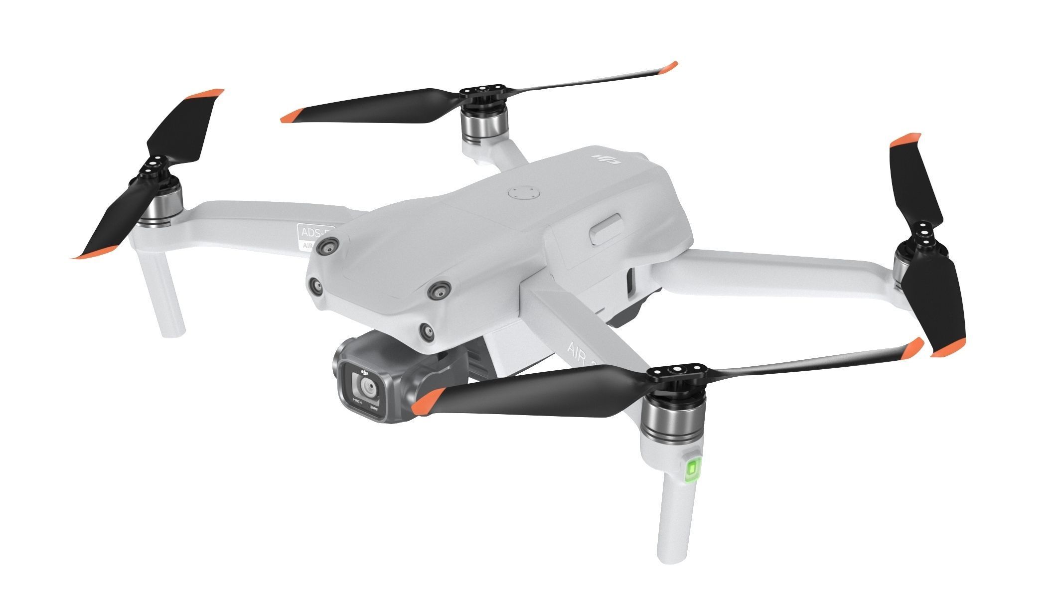 DJI Mavic Air 2S PBR Realistic 3D model_6
