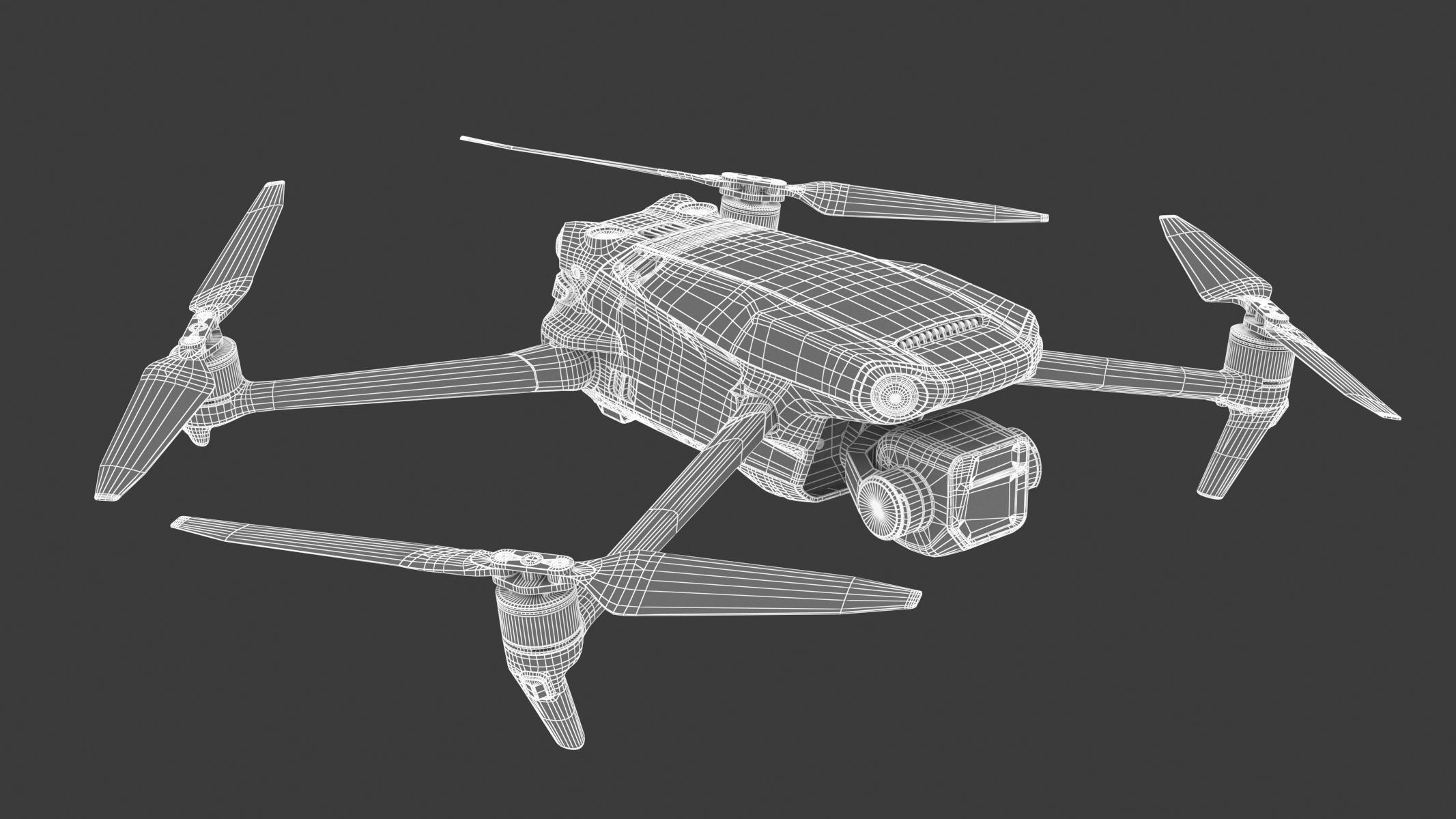 DJI Mavic 3 PBR Realistic 3D model_21