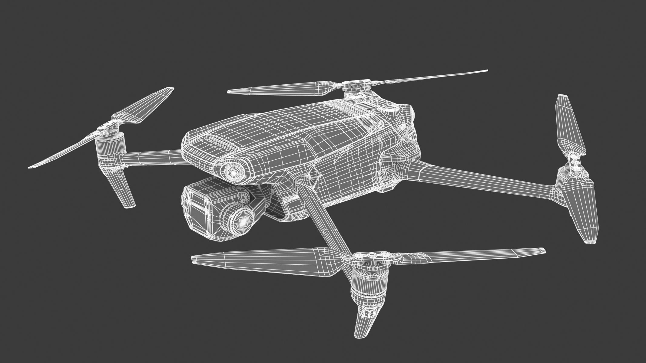 DJI Mavic 3 PBR Realistic 3D model_27