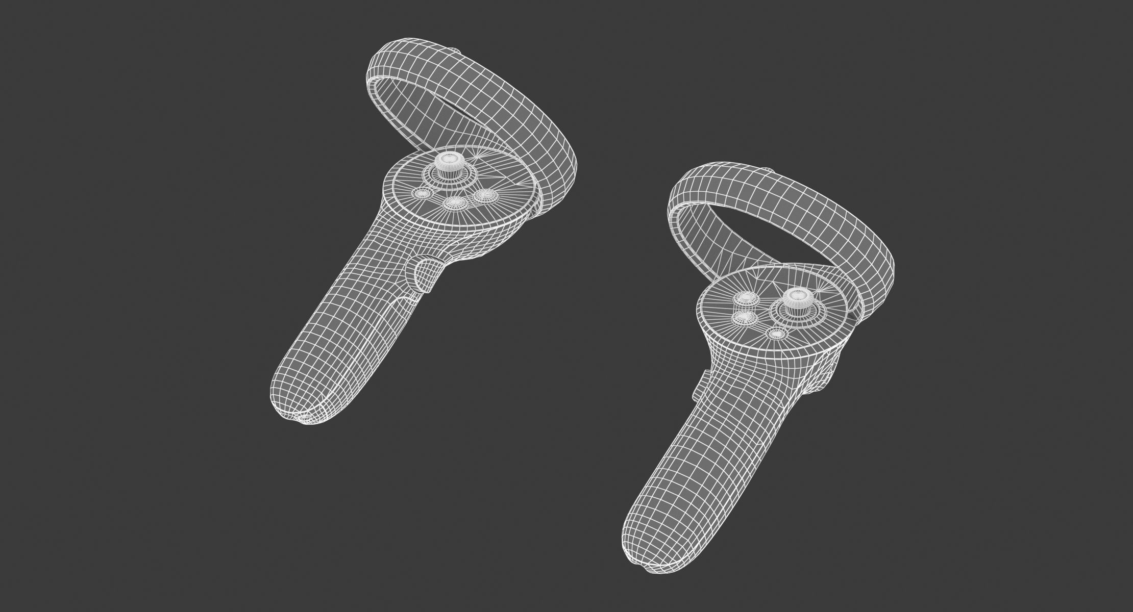 HTC Vive Focus 3 Controller PBR Realistic 3D model_12