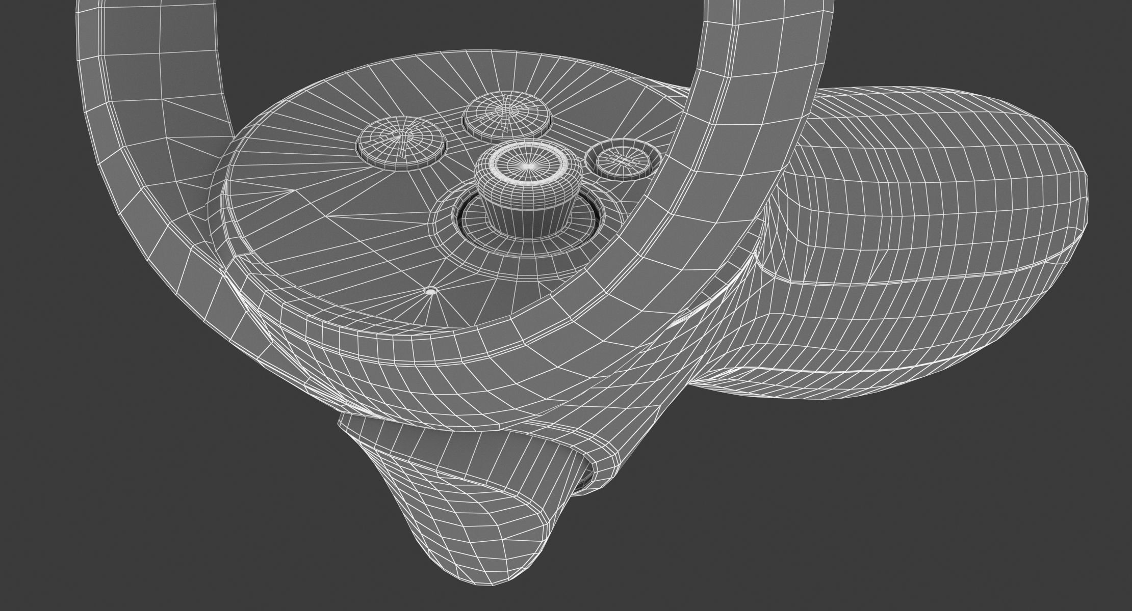 HTC Vive Focus 3 Controller PBR Realistic 3D model_17