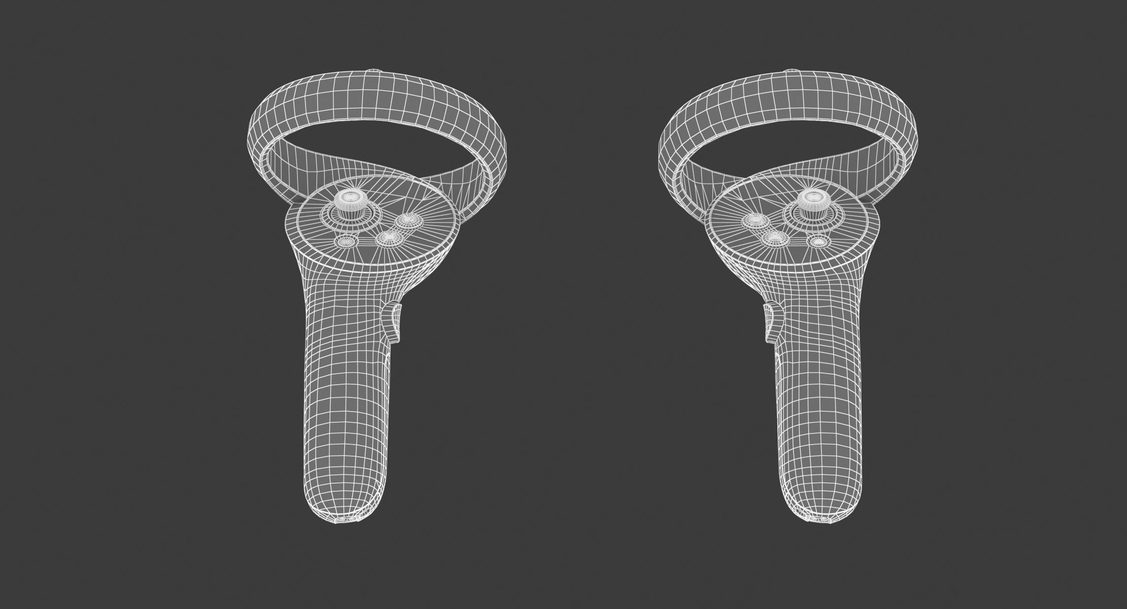 HTC Vive Focus 3 Controller PBR Realistic 3D model_10