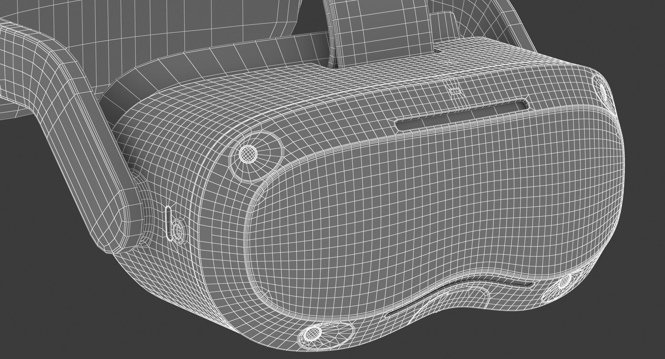 HTC Vive Focus 3 Headset VR Realistic PBR 3D model_36