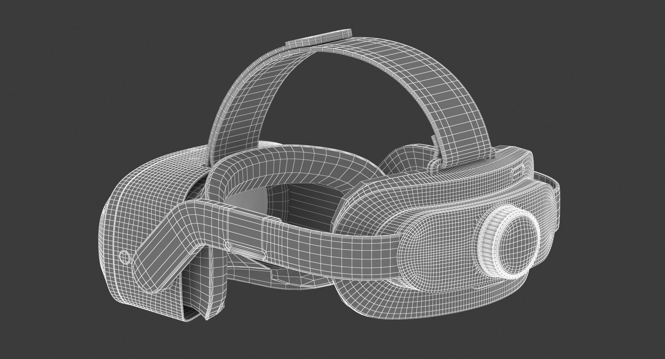 HTC Vive Focus 3 Headset VR Realistic PBR 3D model_38