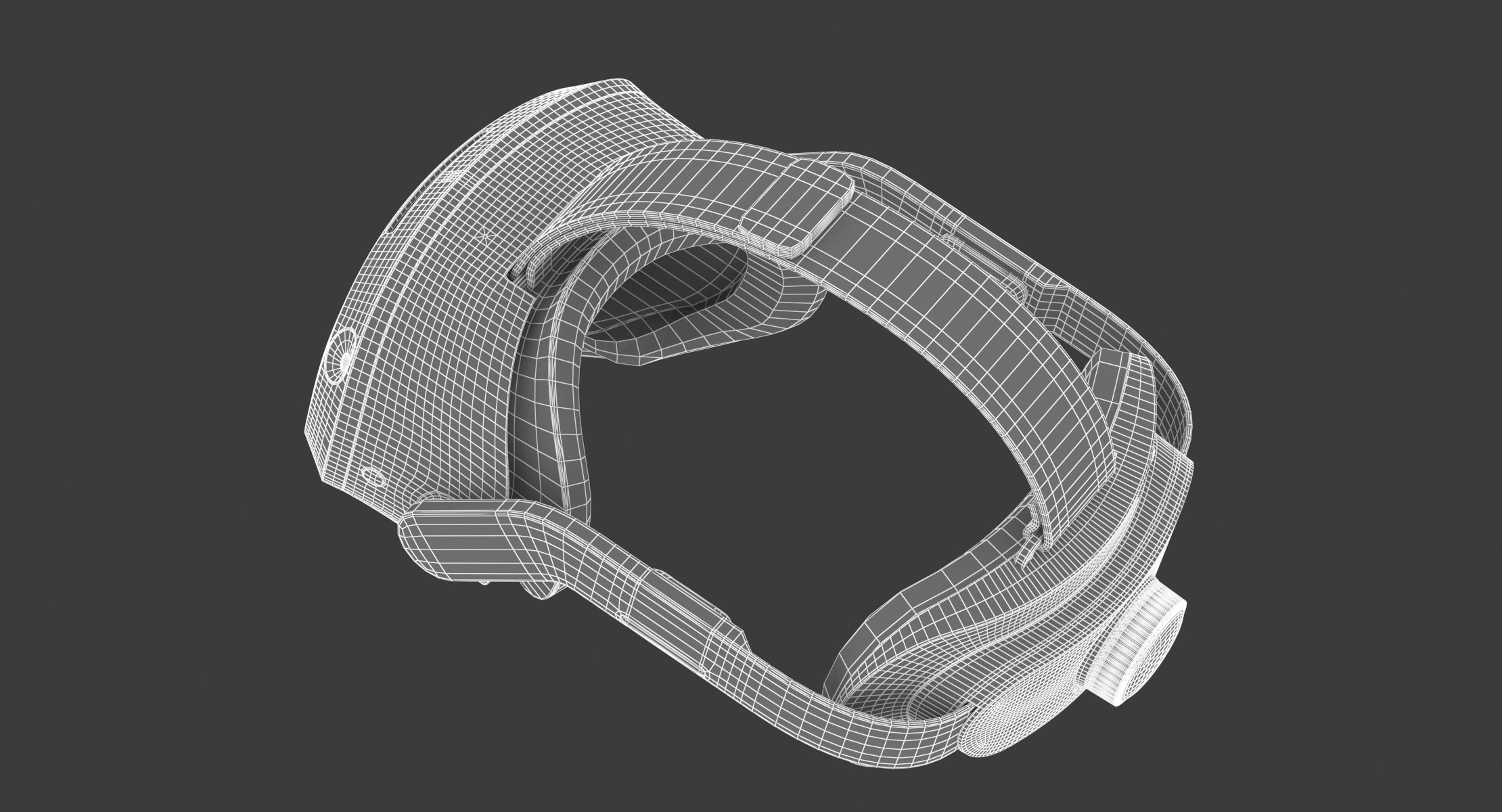 HTC Vive Focus 3 Headset VR Realistic PBR 3D model_28