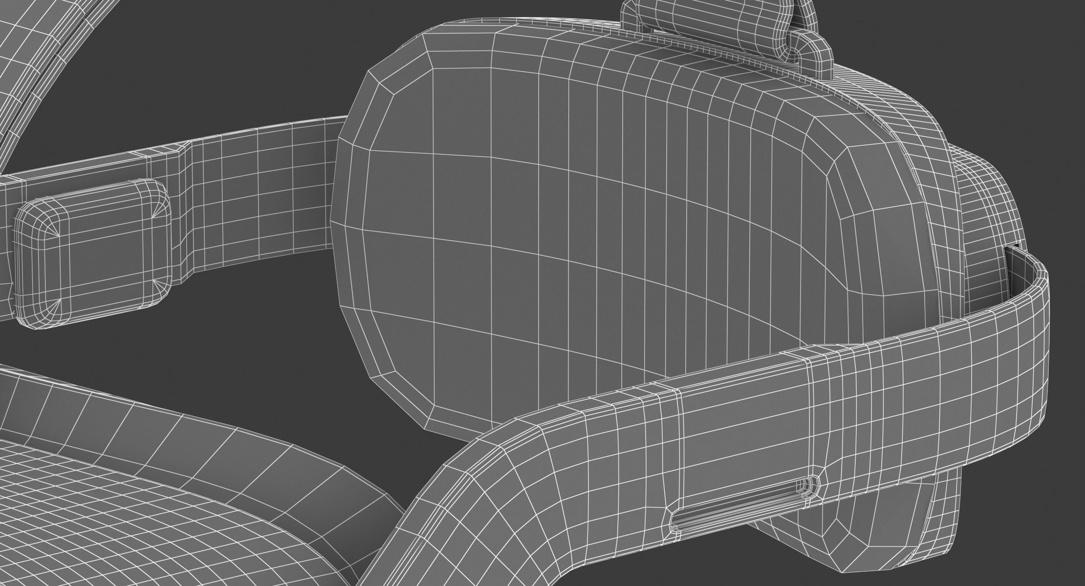 HTC Vive Focus 3 Headset VR Realistic PBR 3D model_34