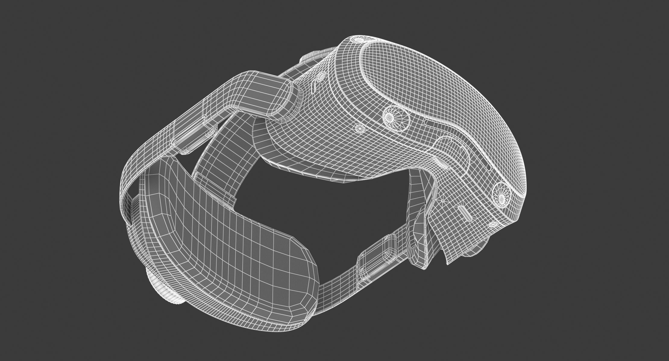 HTC Vive Focus 3 Headset VR Realistic PBR 3D model_24