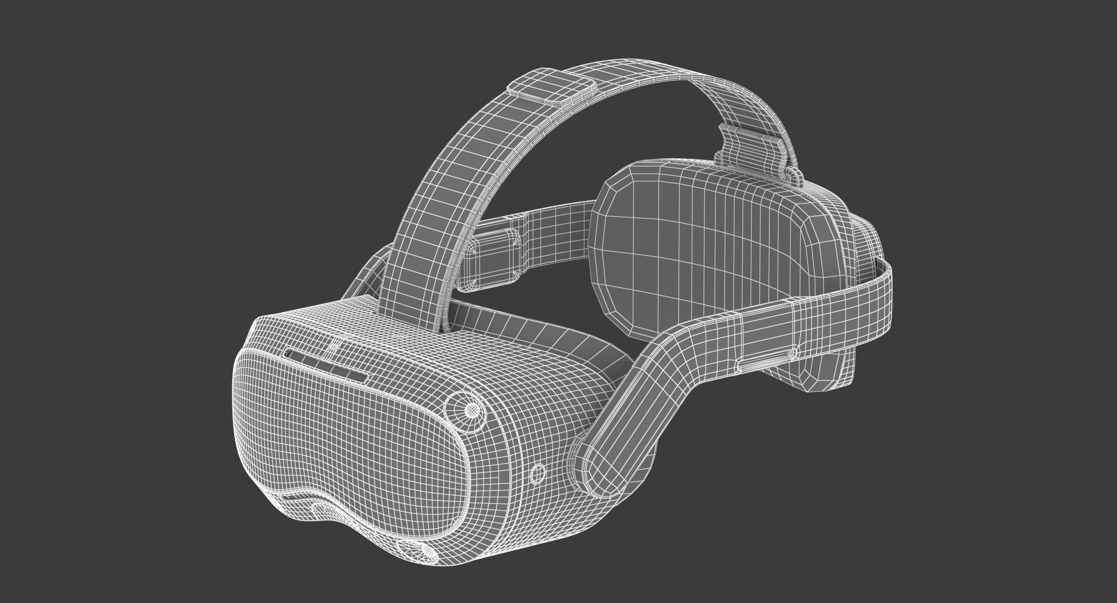 HTC Vive Focus 3 Headset VR Realistic PBR 3D model_21