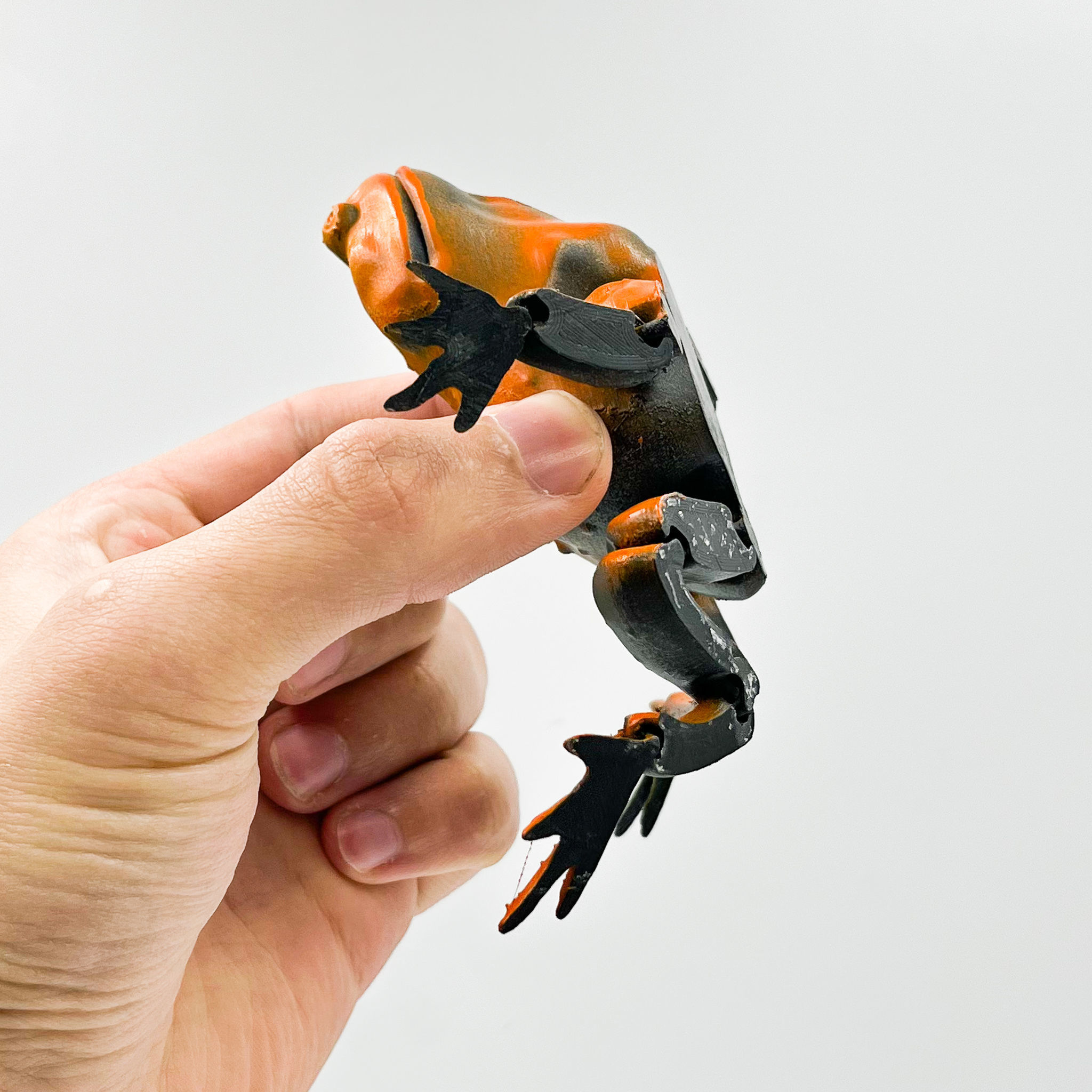 Flexi Toad Frog articulated print-in-place no supports 3D print model_3