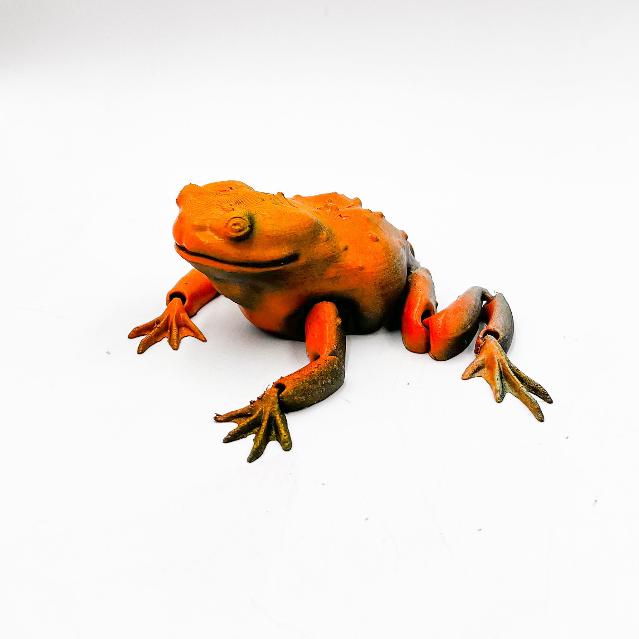 Flexi Toad Frog articulated print-in-place no supports 3D print model_5