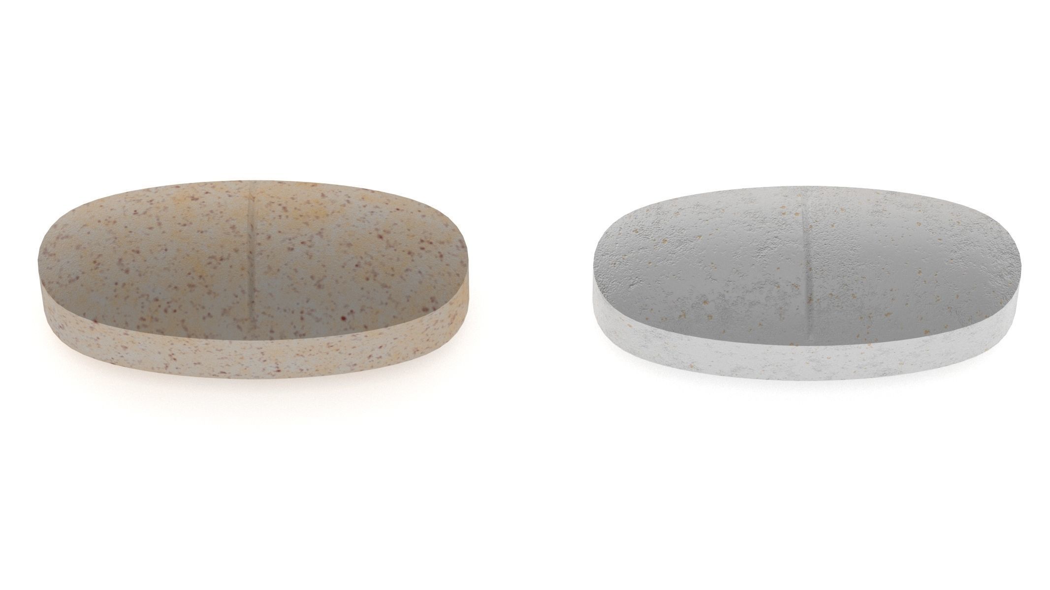 Medical Capsules Medicine PBR Realistic 3D model_2