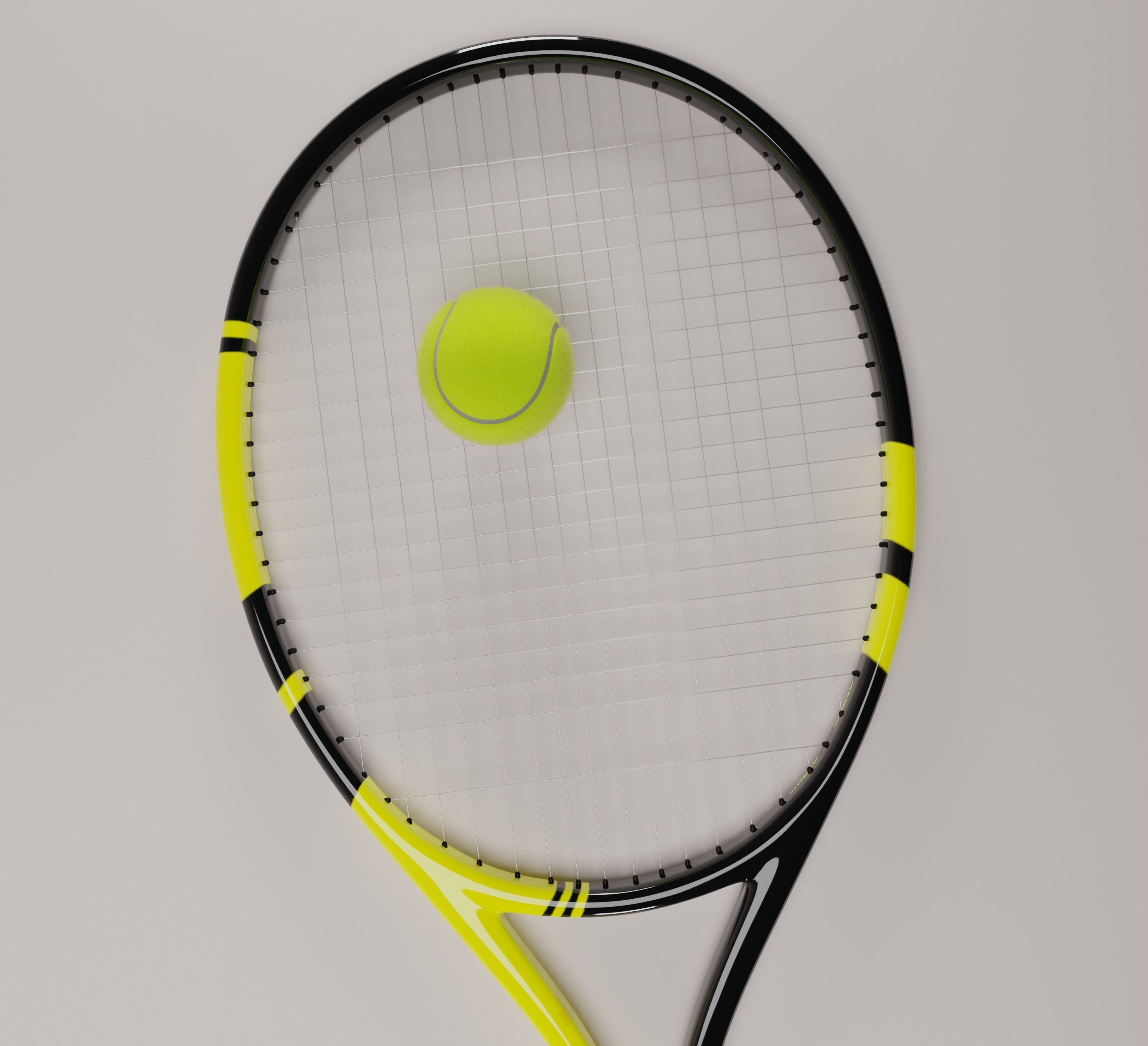 Tennis racket 3D model_14