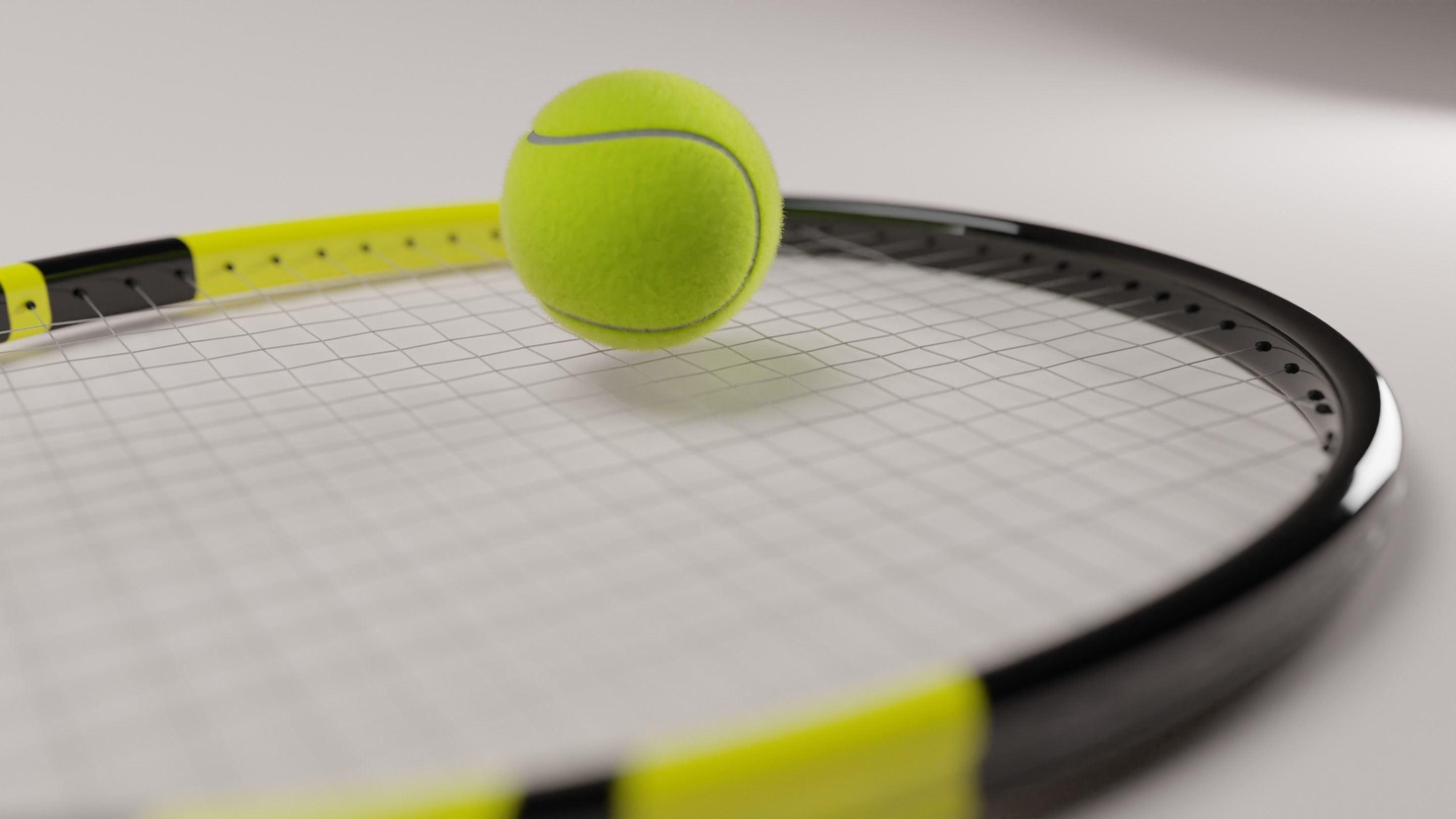Tennis racket 3D model_6