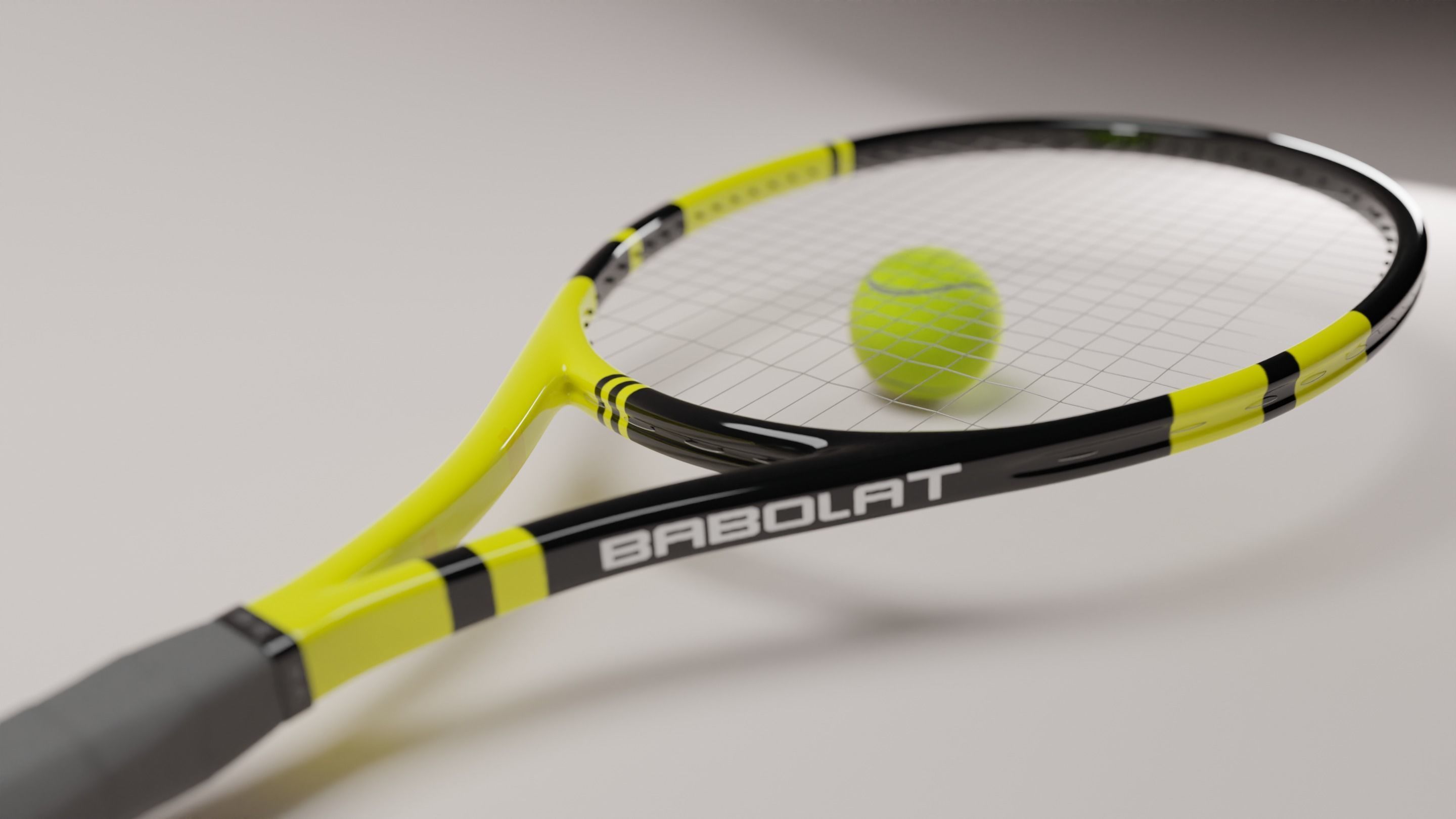 Tennis racket 3D model_2