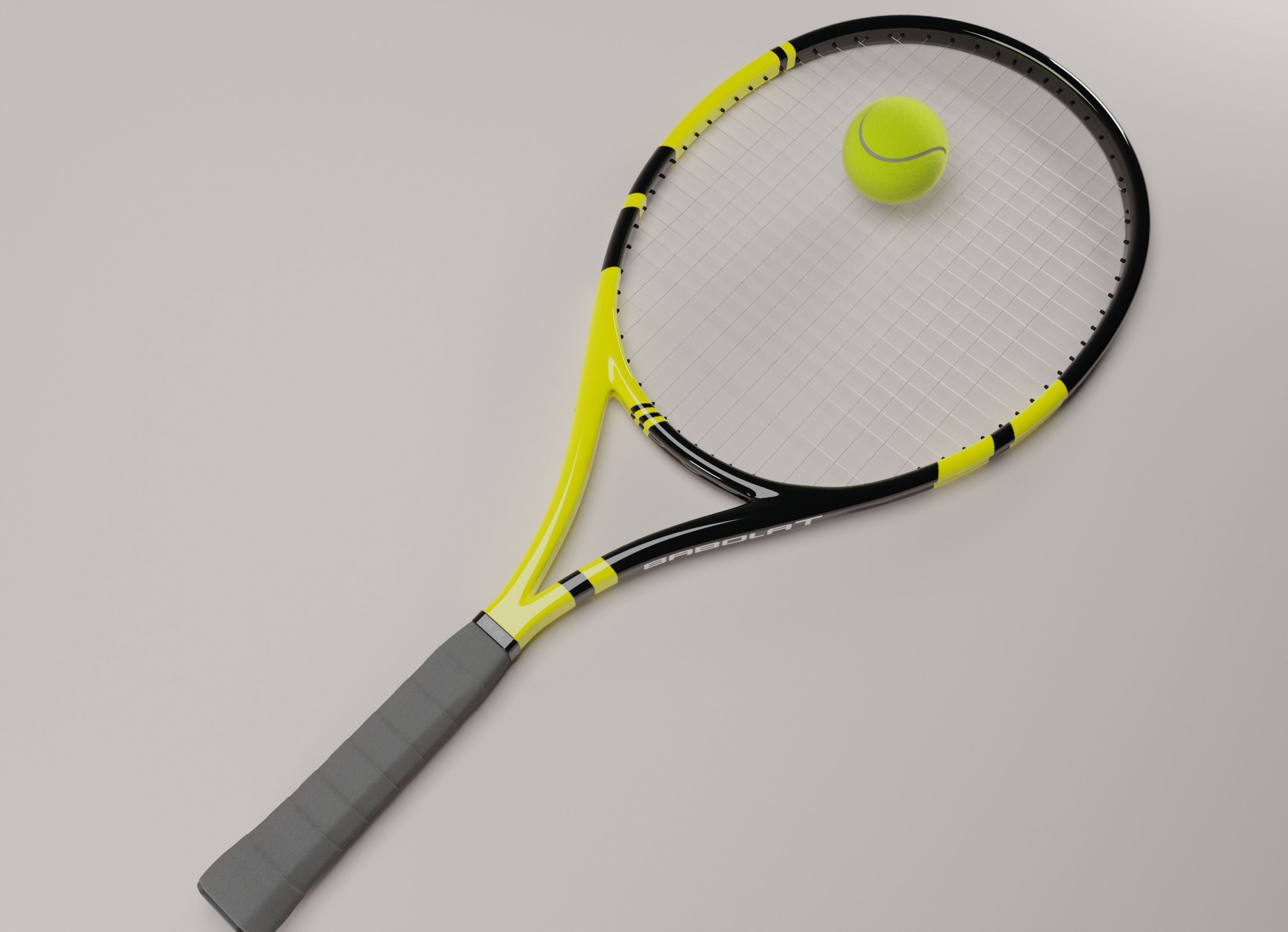Tennis racket 3D model_11