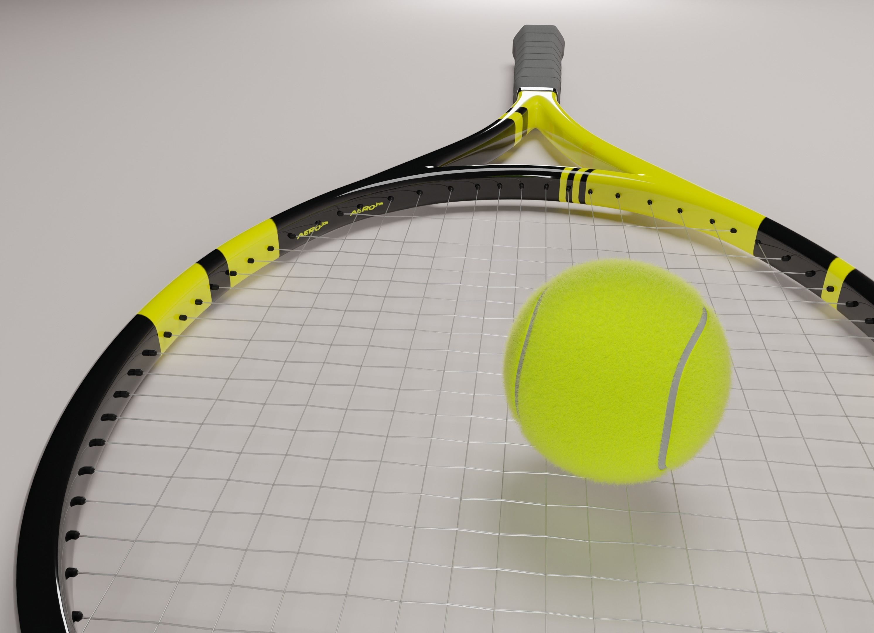Tennis racket 3D model_13
