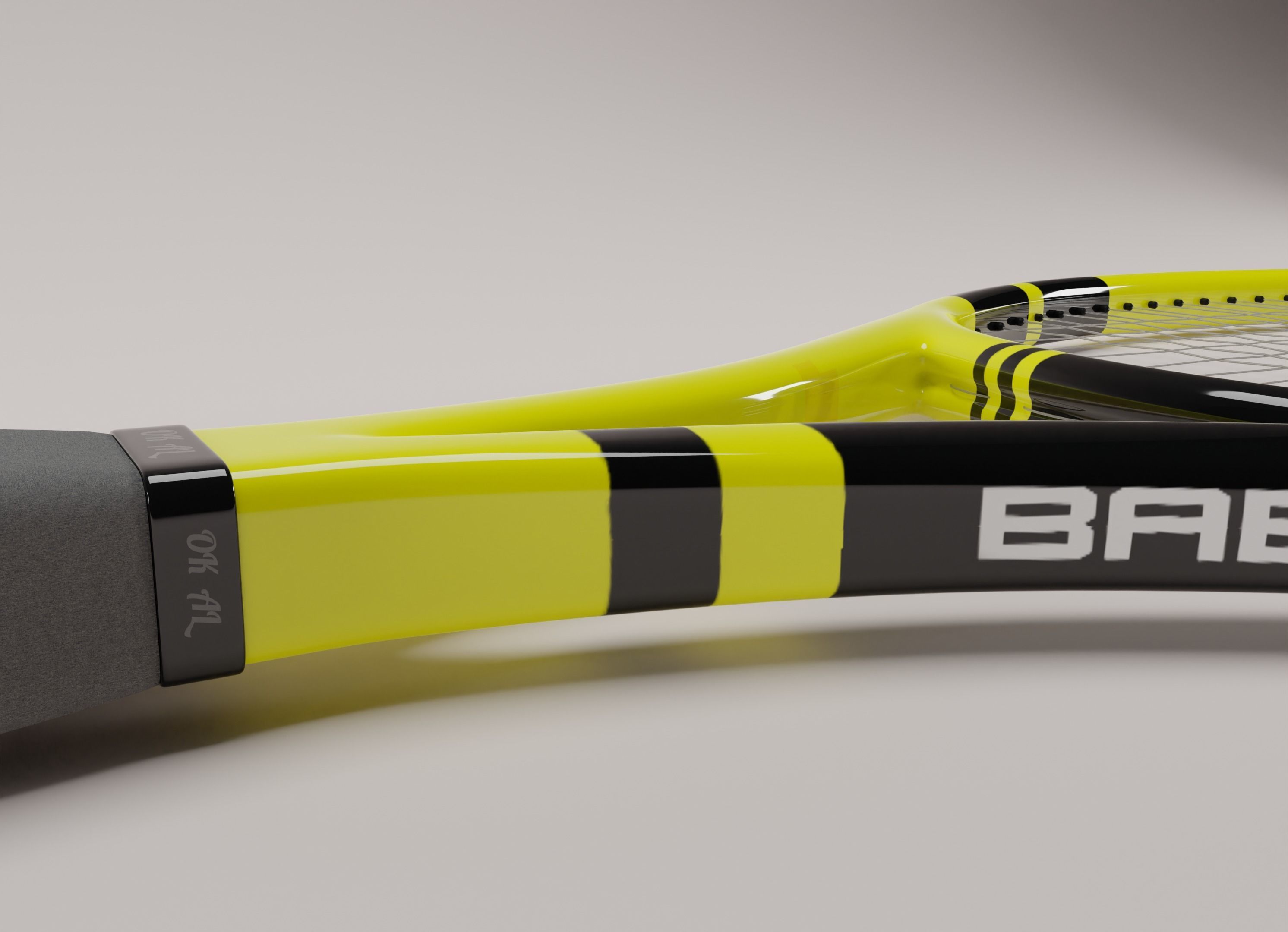 Tennis racket 3D model_12