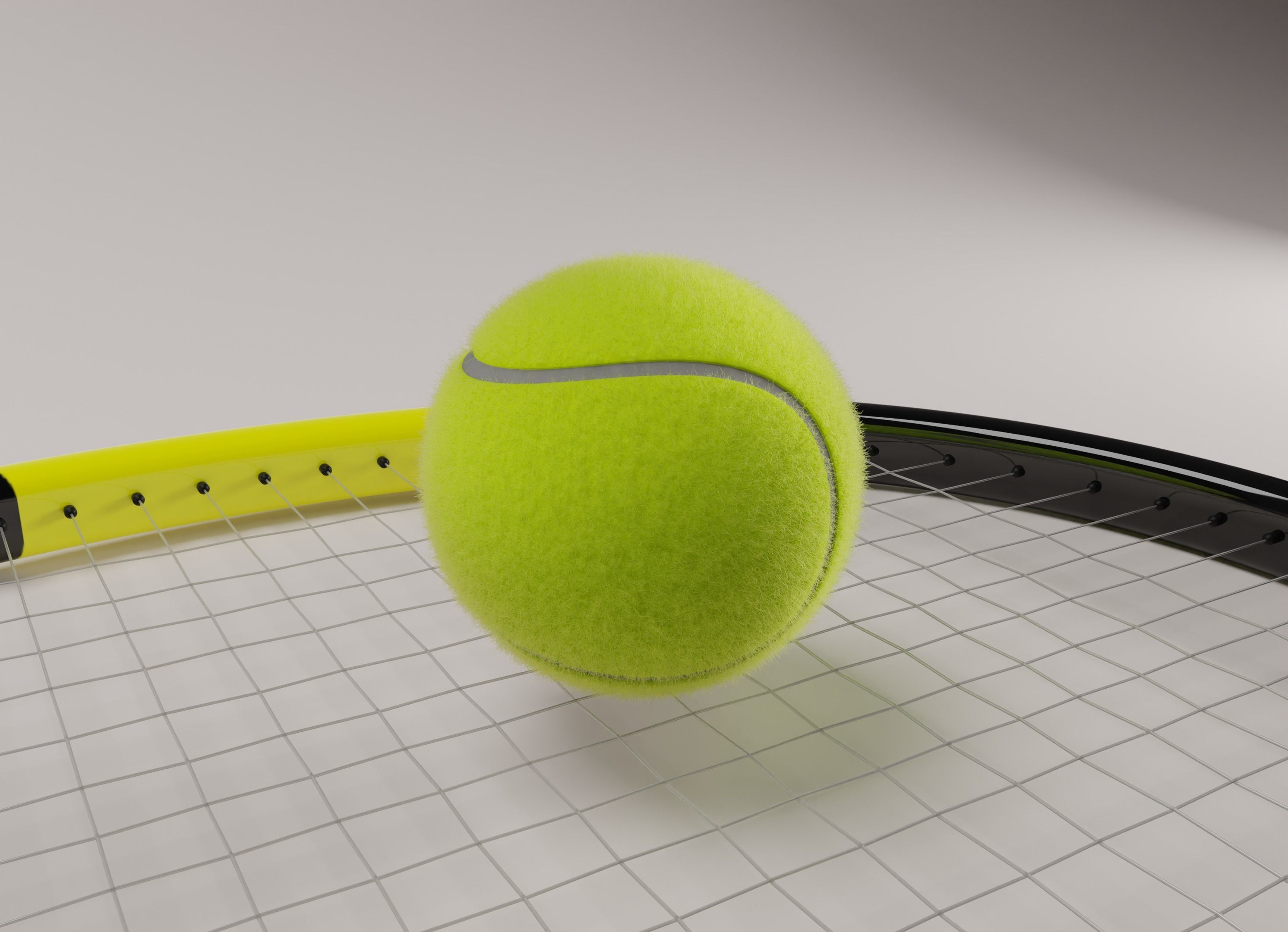 Tennis racket 3D model_10