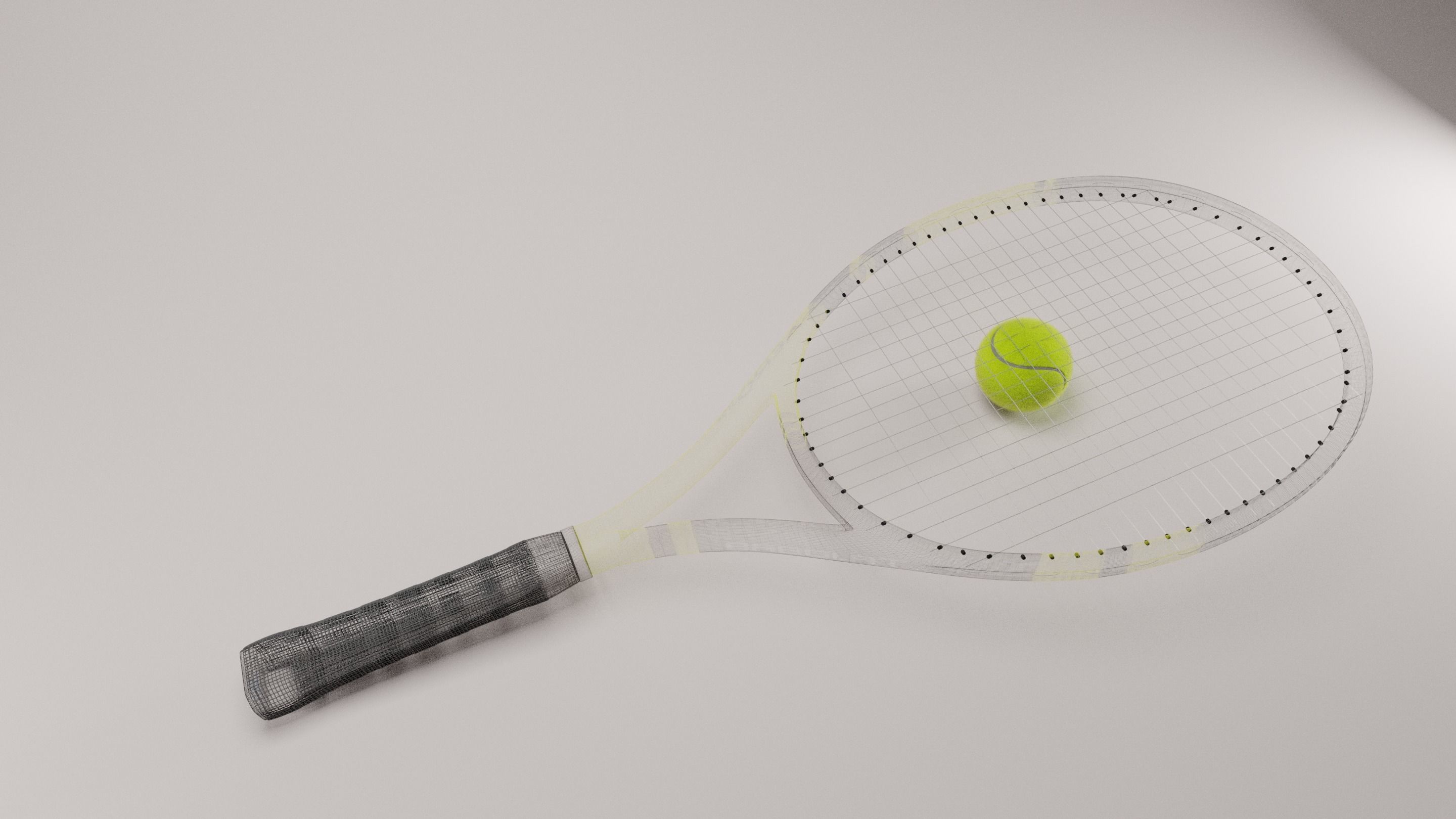 Tennis racket 3D model_18