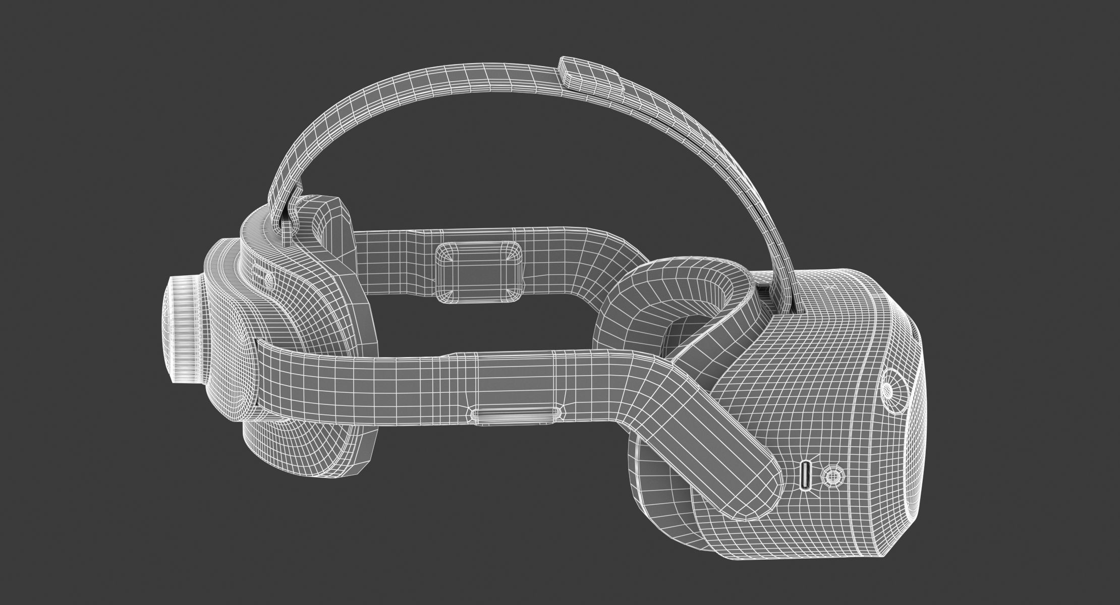 HTC Vive Focus 3 Set Realistic PBR 3D Model Collection_8