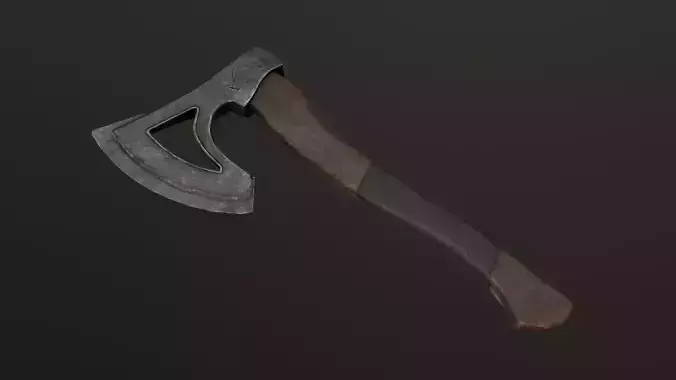 Axe tomahawk Low-poly 3D model